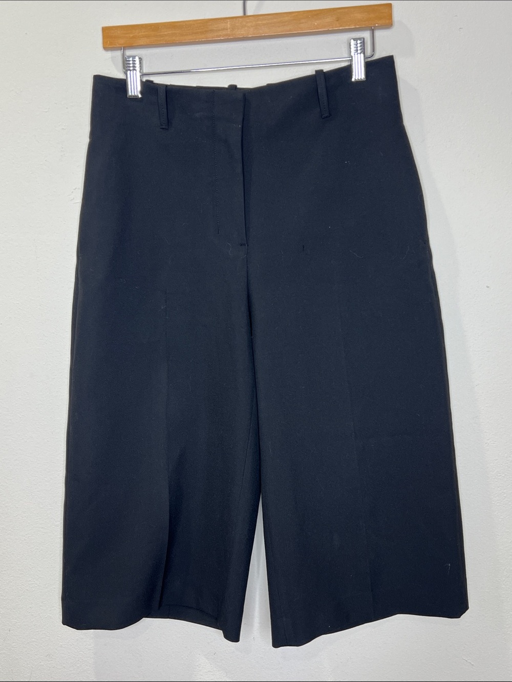 Zara Classic Black Tailored Culottes